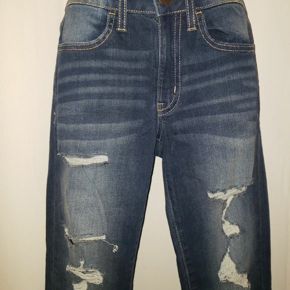 SO Low Rise Ankle Jean Dark Wash - Picture 5 of 11
